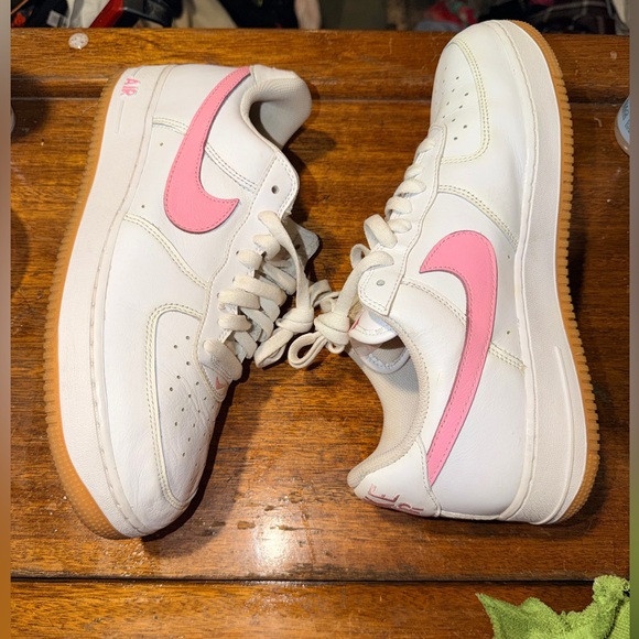 Size 12 - Nike Air Force 1 Low Color of the Month - White Pink - Picture 2 of 8